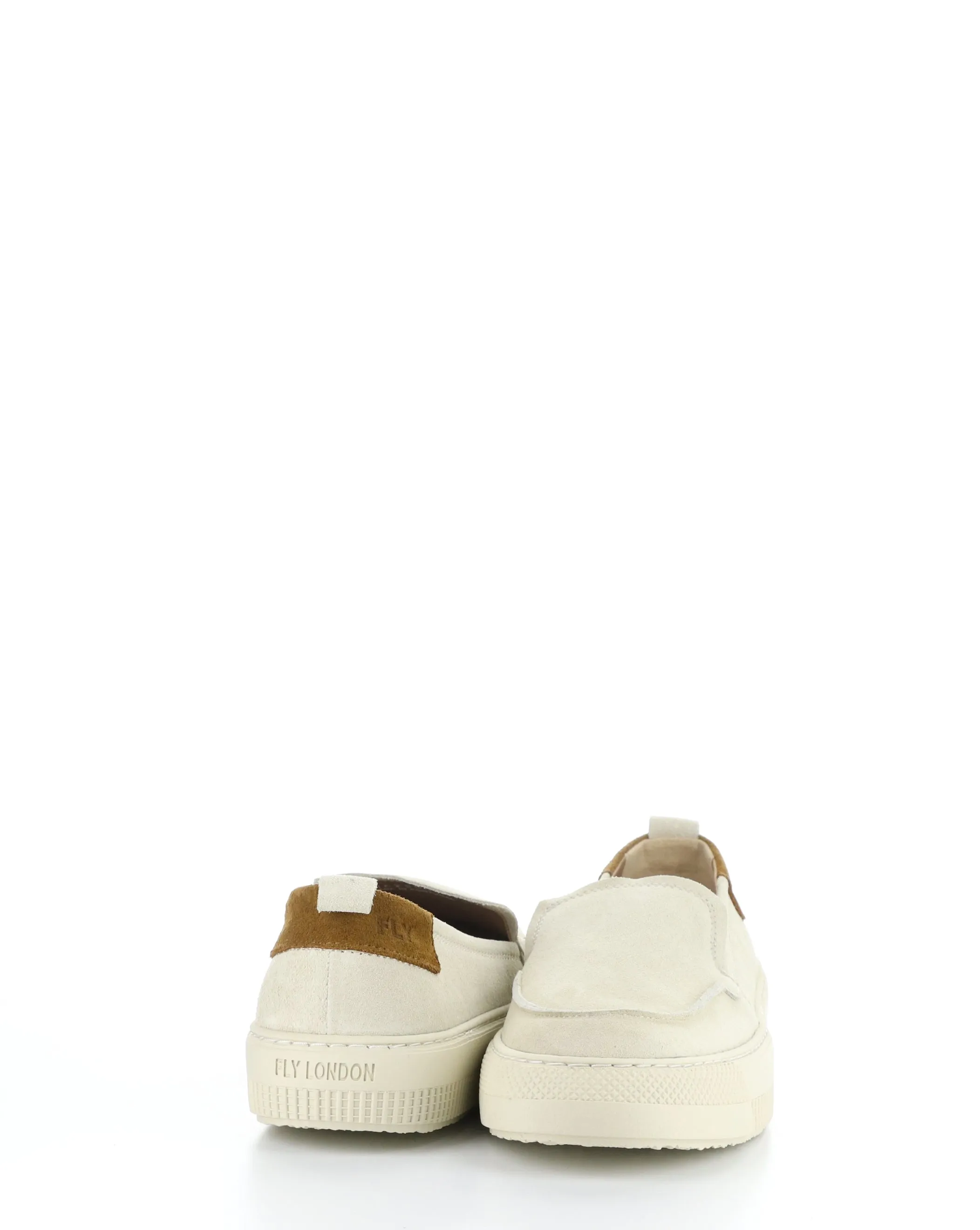 TANN625FLY 003 OFF WHITE Round Toe Shoes