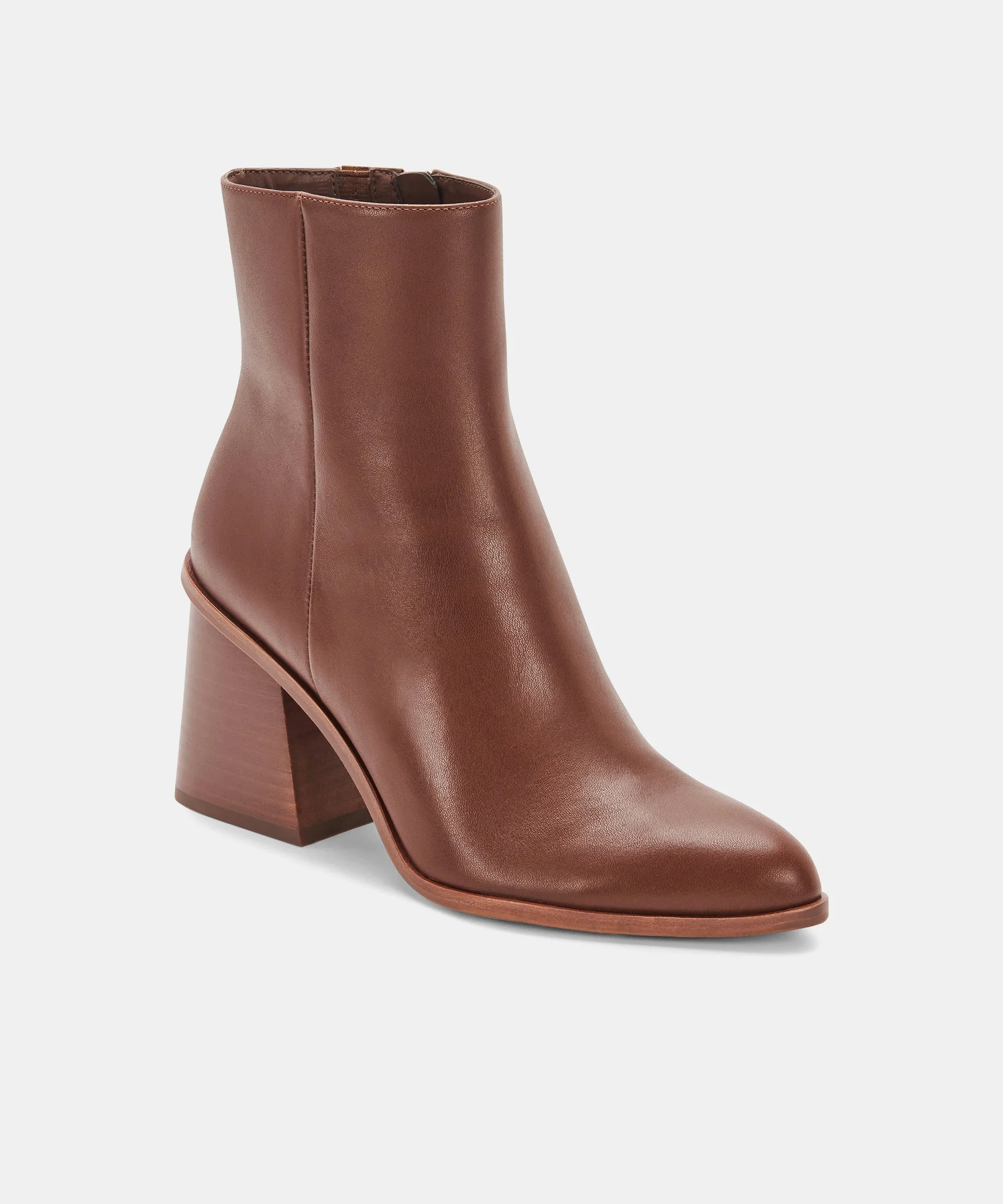 TERRIE BOOTIES CHOCOLATE LEATHER re:vita