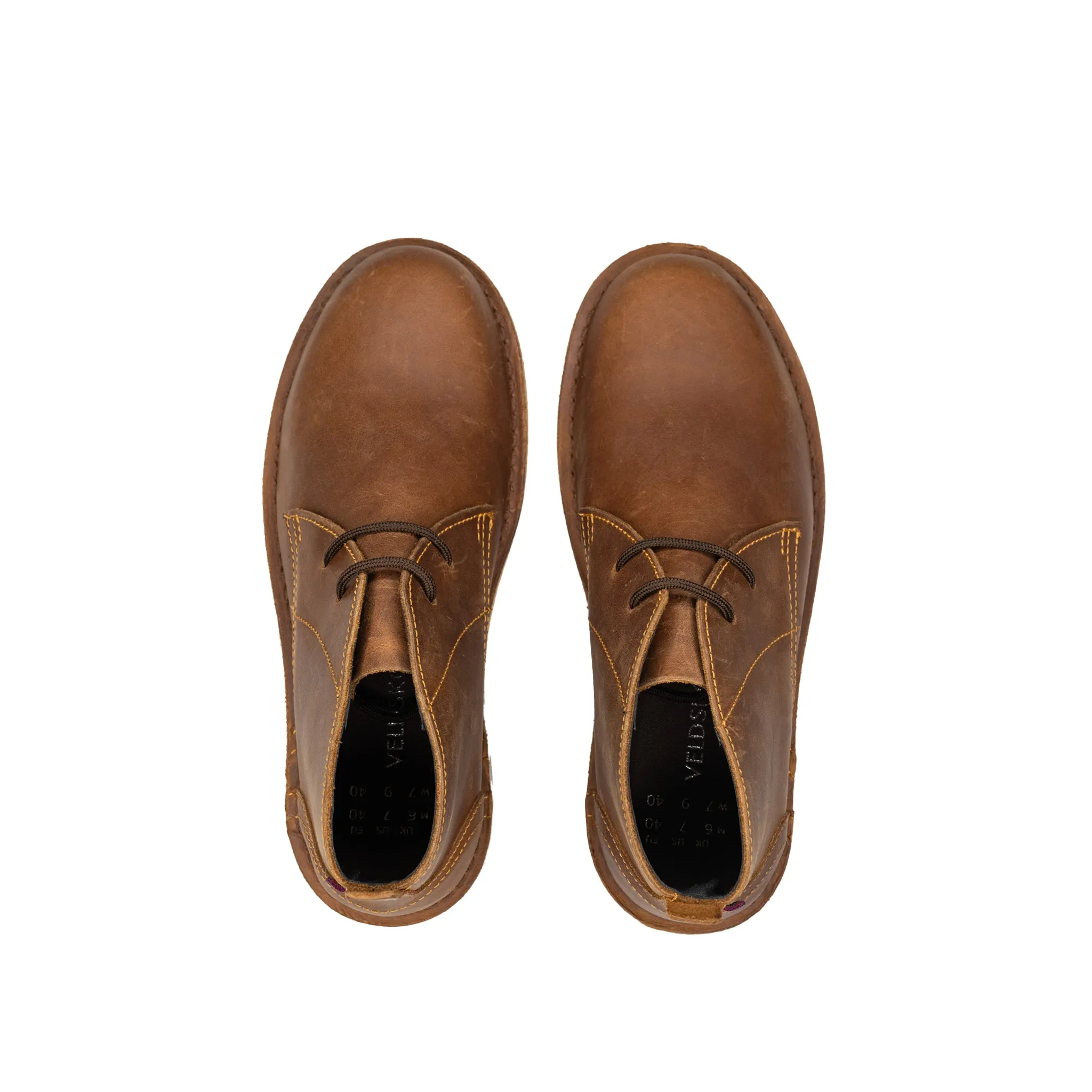 VELDSKOEN CHUKKA (BROWN SOLE)