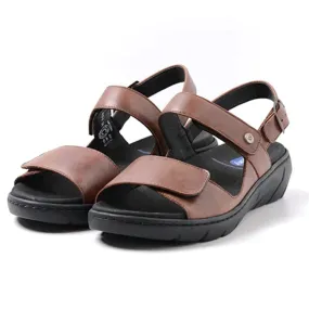 Wolky Terra, Corfu, Sandal, Verona Leather, Cognac