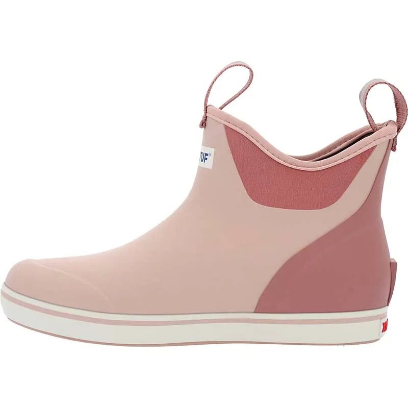 Women's 6 Inch Ankle Deck Boot in Blush Pink