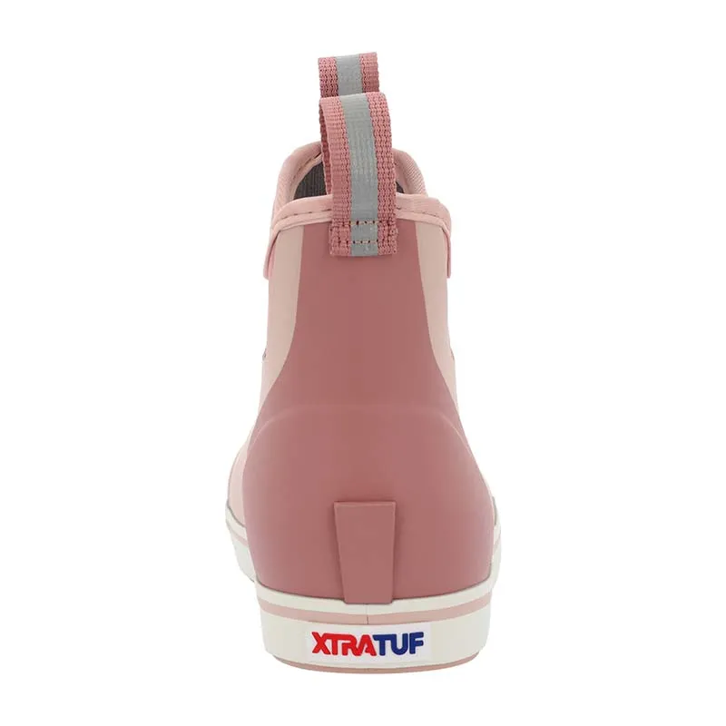 Women's 6 Inch Ankle Deck Boot in Blush Pink