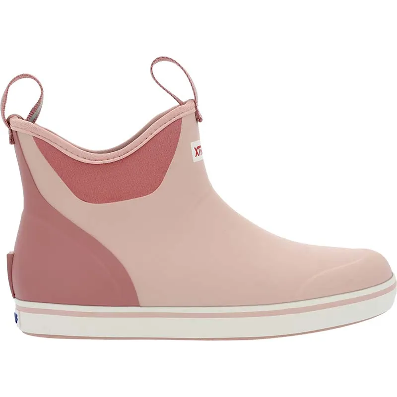 Women's 6 Inch Ankle Deck Boot in Blush Pink