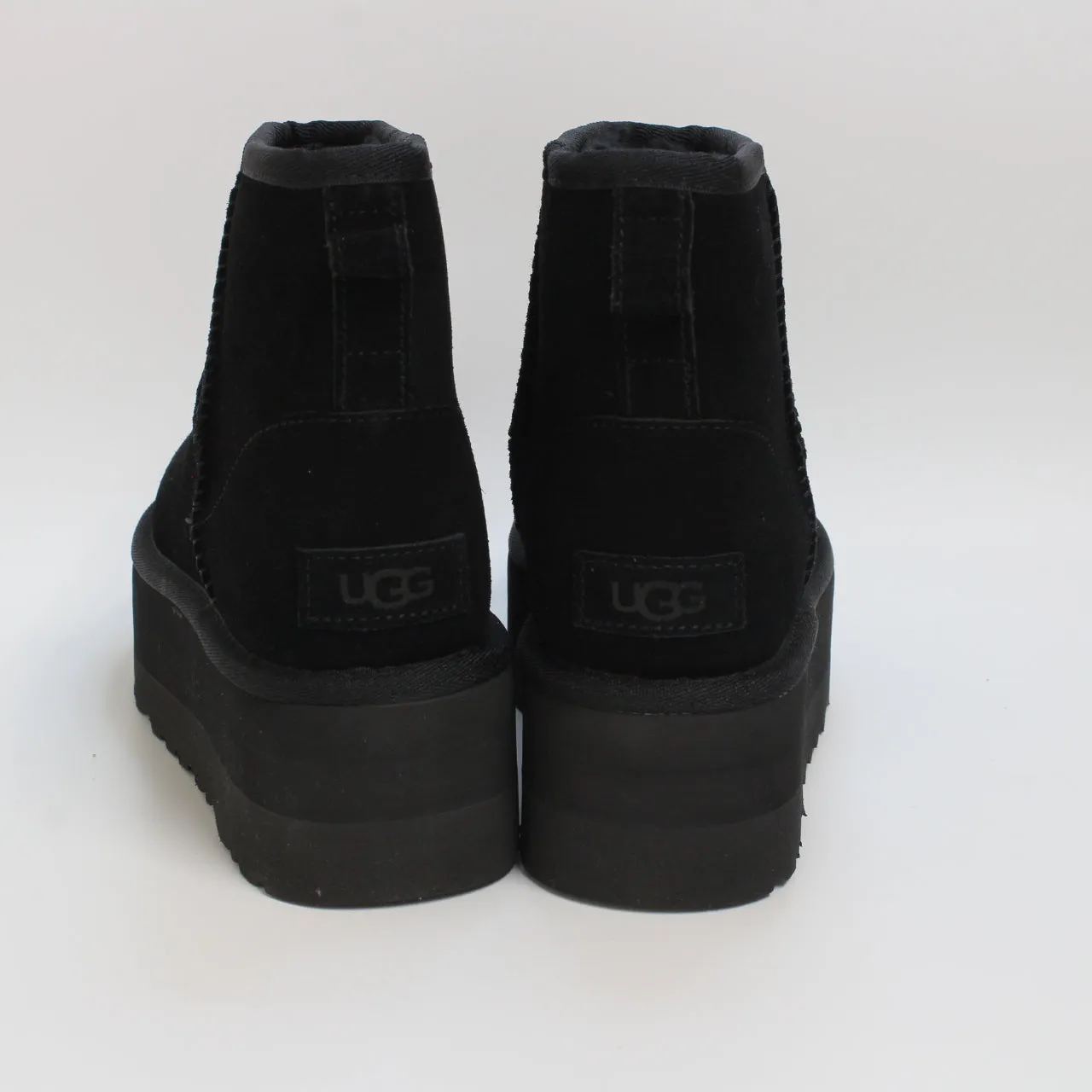 Womens UGG Classic Mini Platform Boots Black