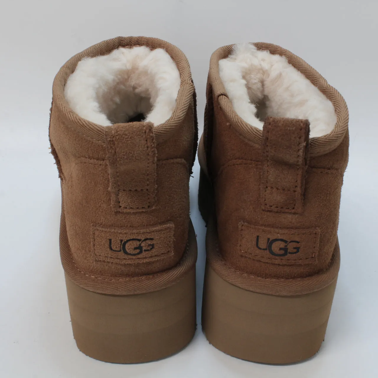 Womens UGG Classic Ultra Mini Platform Chestnut Uk Size 6