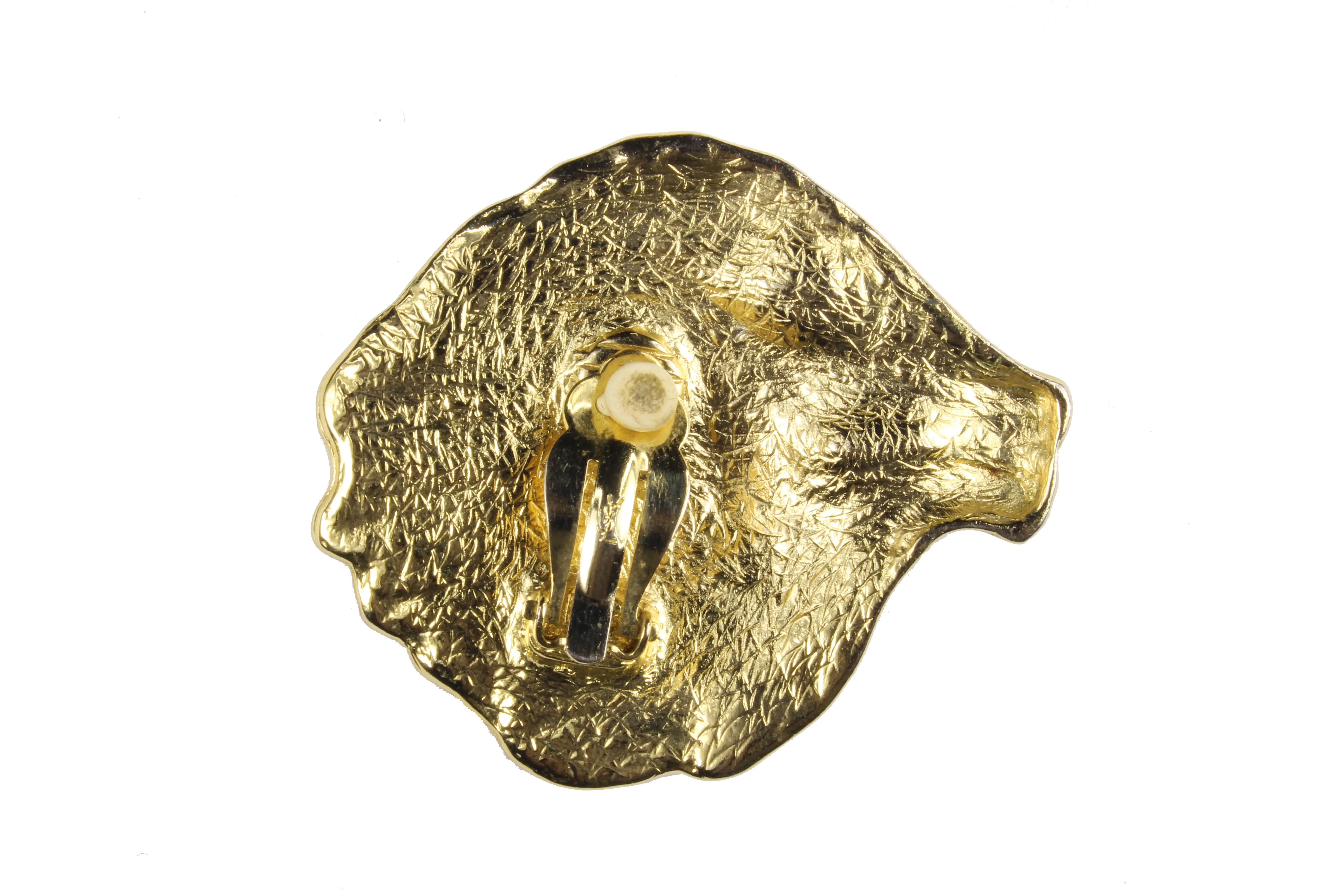 YVES SAINT LAURENT lion earrings