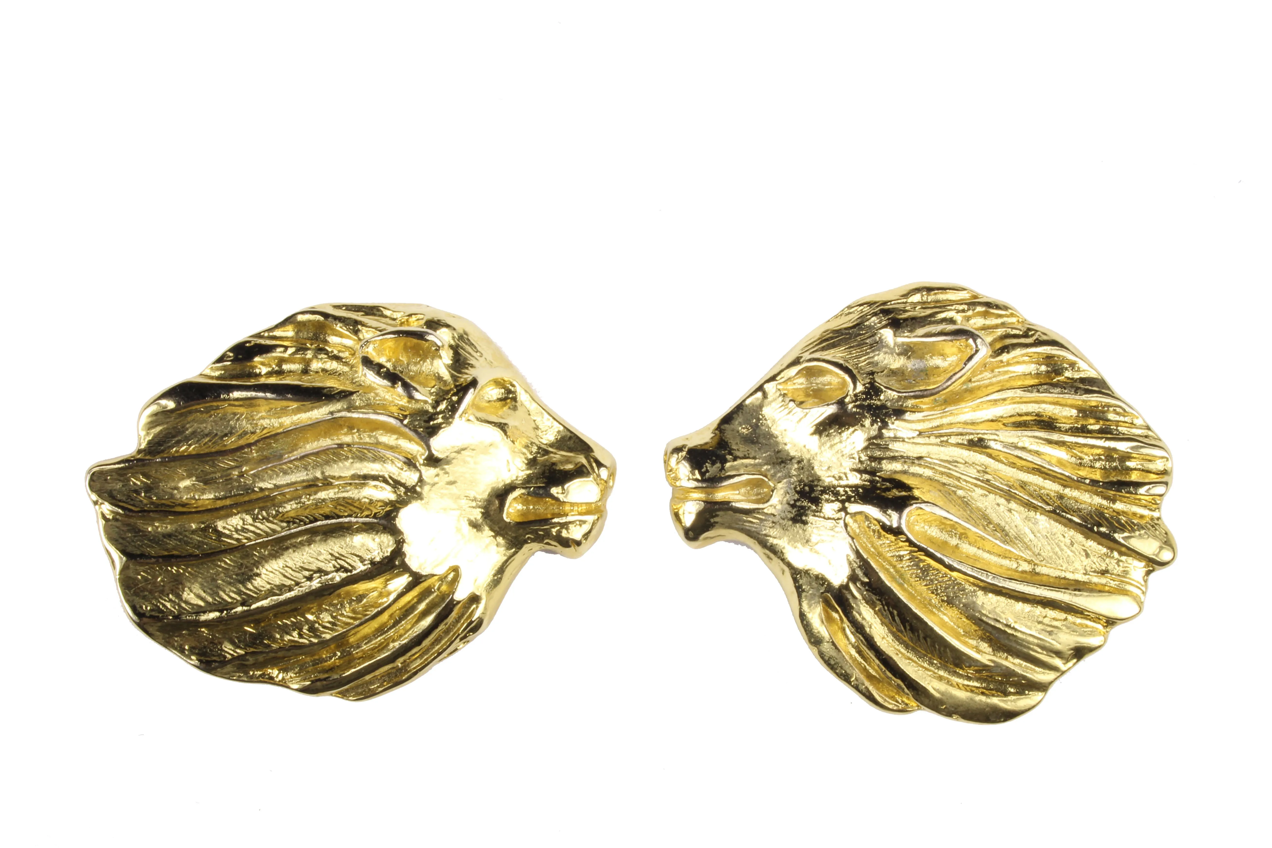 YVES SAINT LAURENT lion earrings