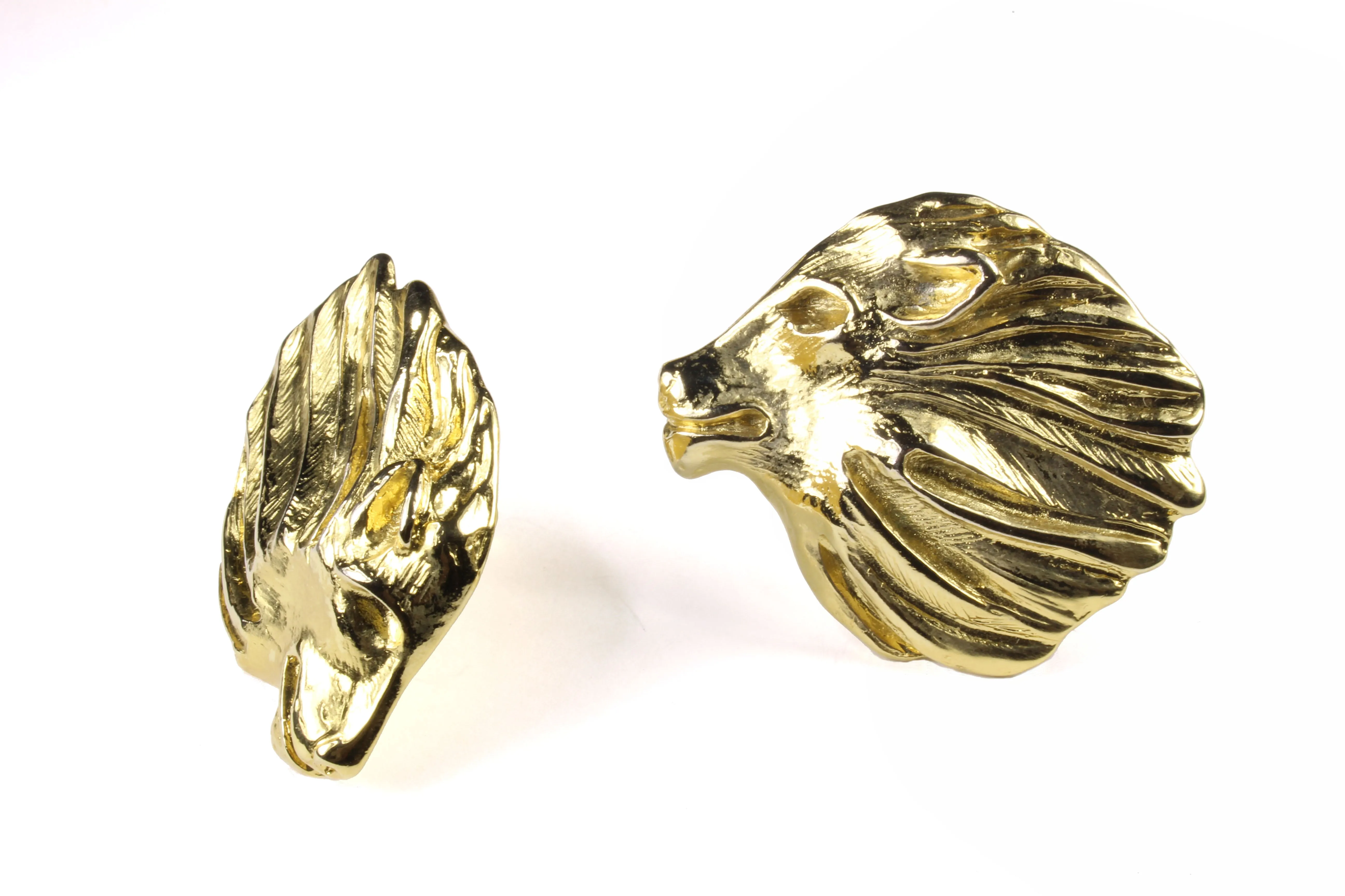 YVES SAINT LAURENT lion earrings