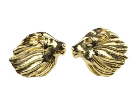 YVES SAINT LAURENT lion earrings